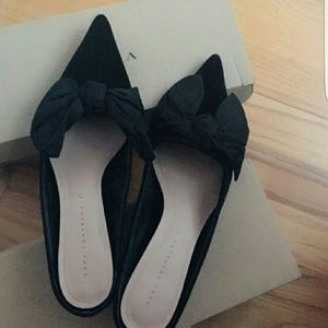 Beautiful Black suede Zara heels